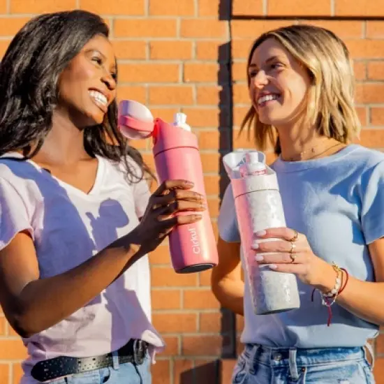 Cirkul Luxe Leopard StrawSip&trade; Flip Bottle - 26oz image {9}