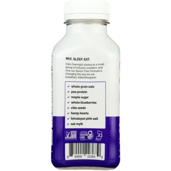 Oats Over Night Shake Blueberry Muffin - Case of 5/2.2 oz image {3}