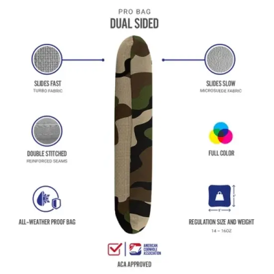 Camouflage Synergy Pro Green Cornhole Bags (Set of 4) image {2}