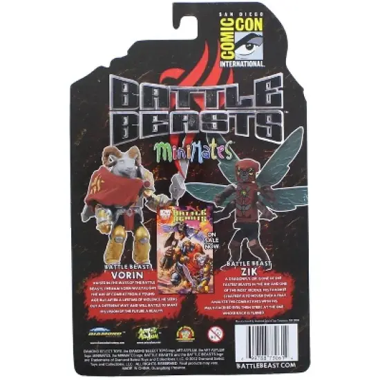Diamond Select Battle Beasts Exclusive Minimates 2 Pack - Vorin & Zik image {1}
