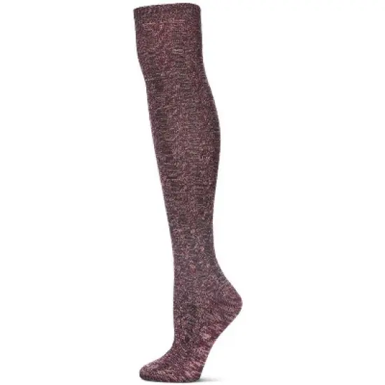 Memoi Braid Trails Cotton Blend Over The Knee Socks image {7}