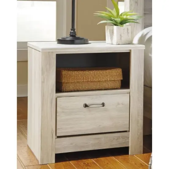 Bellaby One Drawer Nightstand White - Signature Design by Ashley image {1}