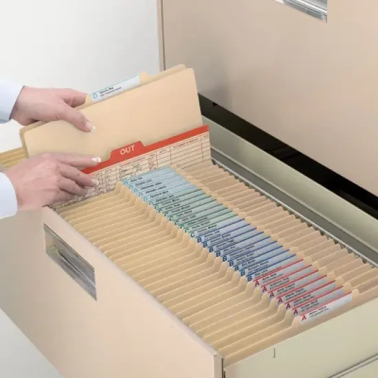 Smead Classification File Folder, 1 Divider, 2" Expansion, Legal Size, Manila, 10 per Box (18700) image {8}