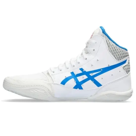 ASICS Kid's SNAPDOWN 3 Grade School Wrestling Shoes, 13M, white image {3}
