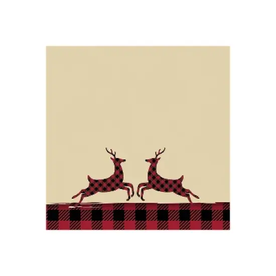 Great Papers! Buffalo Red Reindeer Holiday Letterhead 8.5" x 11" 80 sheets (2018010) image {1}