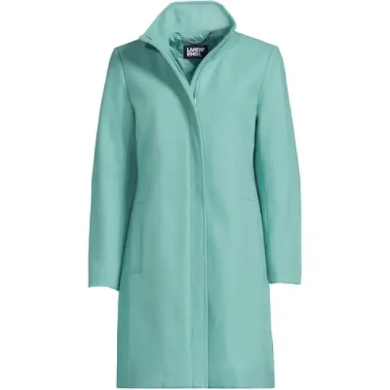 Lands' End Women's Insulated Wool Coat image {6}