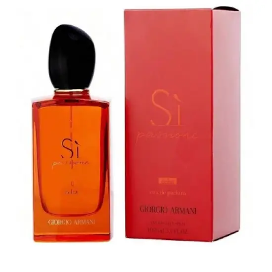 Armani Si Passione Eclat By Giorgio Armani Women Damask Rose, White Musk, Madagascar Vanilla, May Rose, Black Currant Eau De Parfum Spray 3.4 Oz image {1}