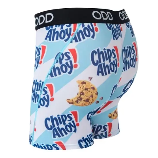 Odd Sox Men's Graphic Print Funny Boxer Briefs, Chips Ahoy Cookies image {3}