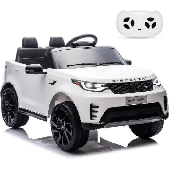 Kids Ride On Cars, Licensed Land Rover, 12V 4.5Ah Battery-Powered Electric Toy Car for Kids,2 Motors, 3 Speeds,Safety Belt image {12}