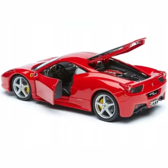 Ferrari 458 Italia Red 1/24 Diecast Model Car by Bburago image {4}