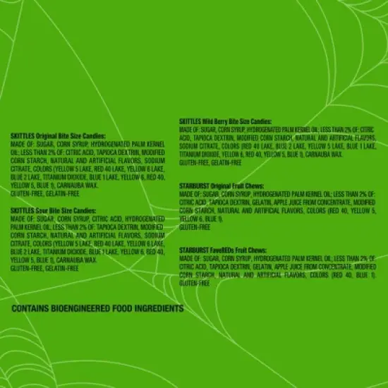 Mars - Skittles & Starburst Halloween Candy Chewy Variety Pack - 37.05oz/18ct image {7}