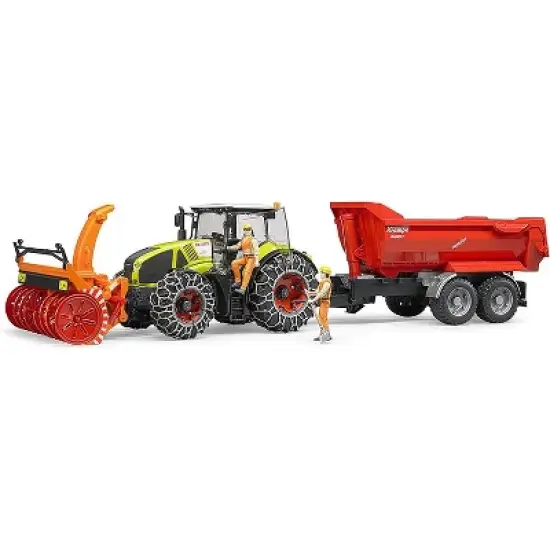 Bruder Claas Axion 950 with Snow Chains and Snow Blower image {1}