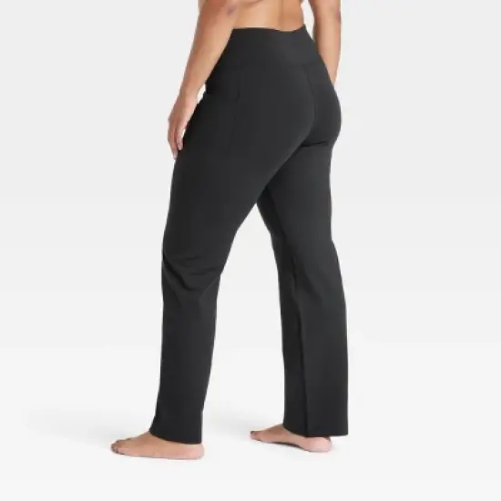 Women's Dynamic Flex High-Rise Pocketed Straight Leg Pants - All In Motion&trade; image {3}