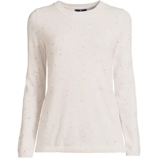 Lands' End Women's Tall Cashmere Crewneck Sweater image {10}