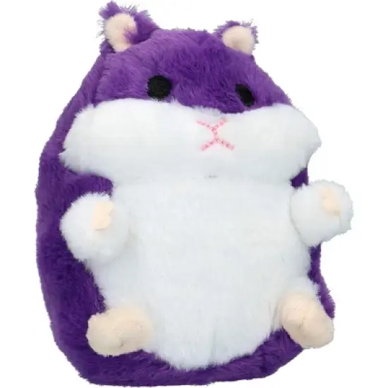 PETSPORT Big Fat Hamster Purple Dog Toys - 7" image {2}