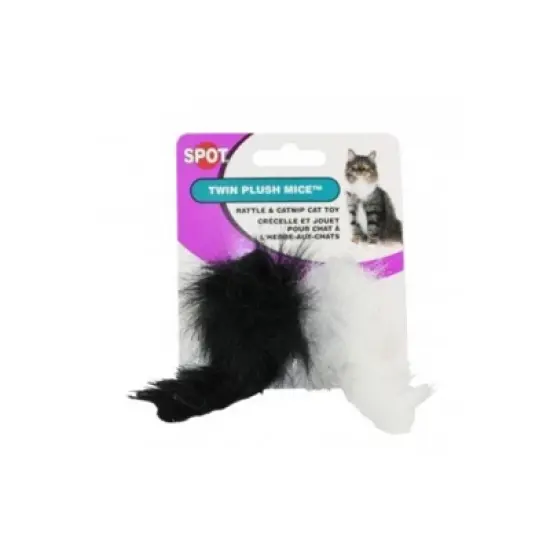 Spot Spotnips Miami Mice Cat Toys- Twin Mice image {2}