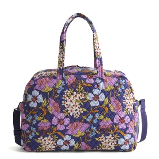 Vera Bradley Women's Outlet Cotton Large Weekender Travel Bag image {5}