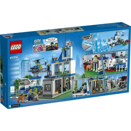 LEGO City Police Station Truck Toy & Helicopter Set 60316 image {3}