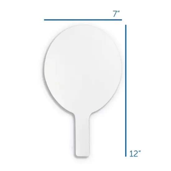 Flipside Products Oval Dry Erase Answer Paddles, 7" x 12", Pack of 6 image {2}