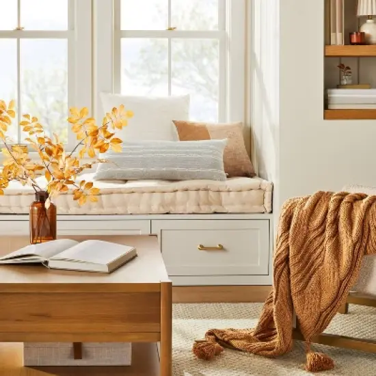 Horizontal Chain Stripe Throw Pillow - Hearth & Hand&trade; with Magnolia image {1}