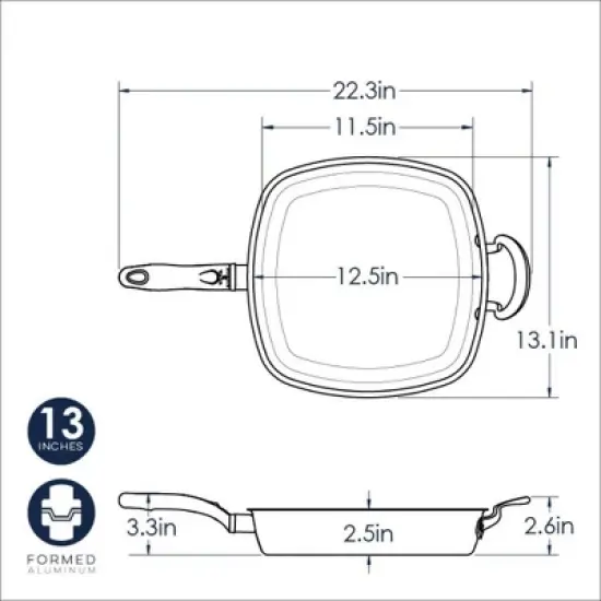 Nordic Ware Aluminum Square Meal Pan image {4}