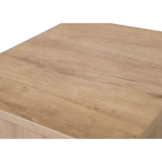 Abbott Contemporary 3 Drawer Wood Laminate File Cabinet Light Brown - Martin Furniture image {7}