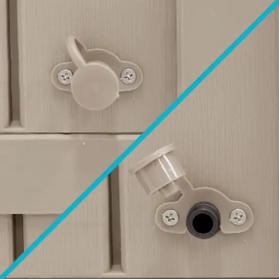 Sunnydaze Rolling Patio Serving Cart with Prep Table, Cooler and Storage image {6}