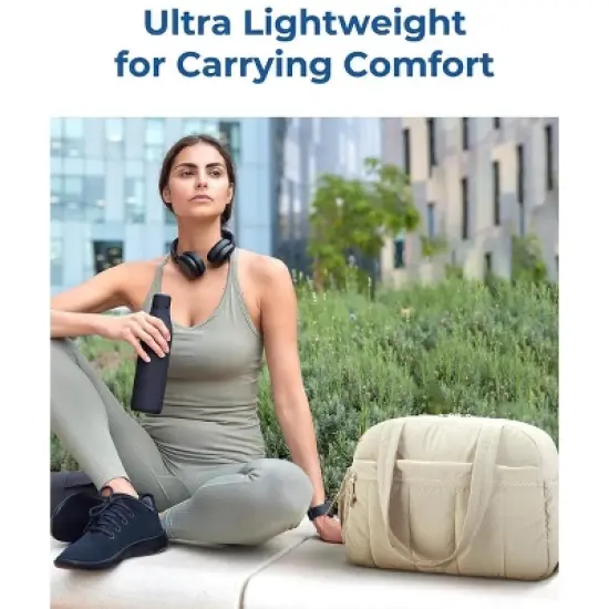 Itopfox Travel Duffle Bag for Women with Wet Pocket, Lightweight Carry-On Weekender, Water-Resistant, Multiple Compartments image {2}