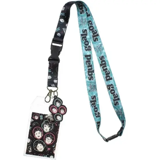 Golden Girls Squad Goals ID Lanyard Badge Holder With Collectible Sticker image {5}
