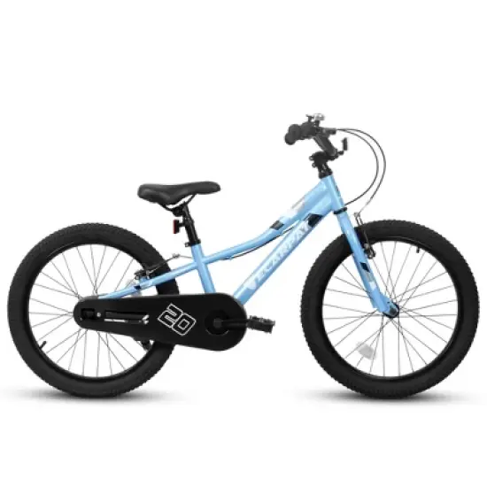 NAYSAYE Bicycle 20 Inch Kids Bike 1 Speed with V Brake and Coaster Brake for Children, Blue, 52.3"*21.6"*30.3" image {1}