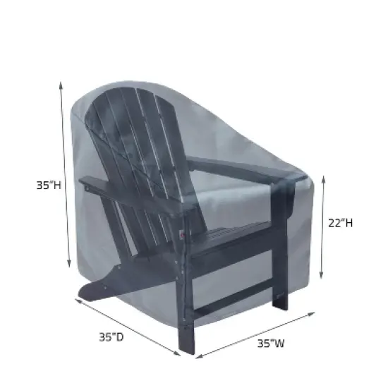 Summerset Shield Lounge Chair Chair Cover Ultimate Protection for Your Outdoor Furniture Mercury image {1}