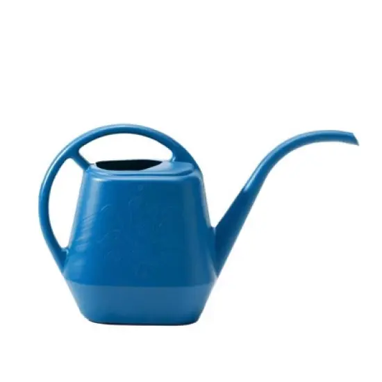 Bloem Aqua Rite Blue 56 oz Plastic Watering Can image {1}