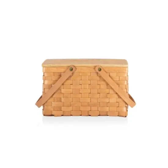Picnic Time Poppy Personal Picnic Basket Beige image {1}