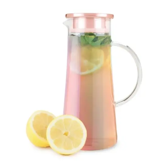 Pinky Up Charlie Glass Iced Tea Carafe image {11}