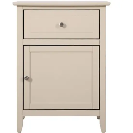 Passion Furniture Lzzy 1-Drawer Nightstand (25 in. H x 15 in. W x 19 in. D) image {11}