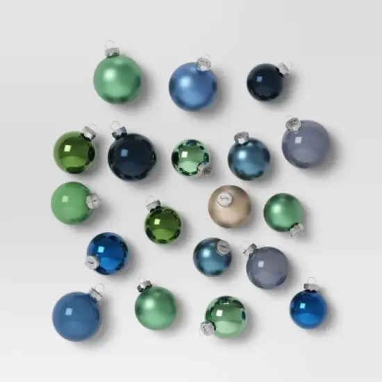 42pc Round Glass Christmas Tree Ornament Set - Wondershop&trade; image {6}