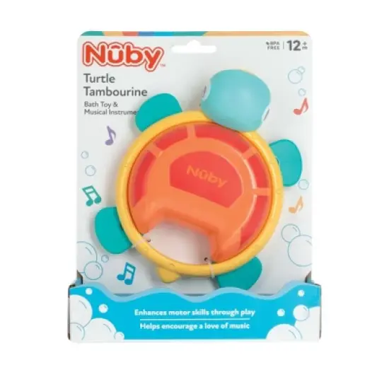 Nuby Bath Toy - Turtle Tambourine image {6}