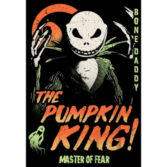 Boy's The Nightmare Before Christmas Jack Skellington Master of Fear T-Shirt image {1}