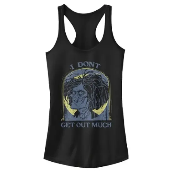 Junior's Disney Hocus Pocus Billy Zombie Get Out Much Racerback Tank Top image {3}