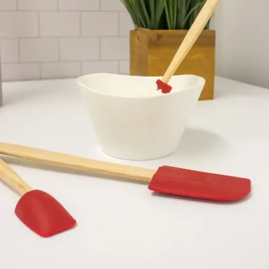 BergHOFF 3Pc Silicone Spatula Set image {5}