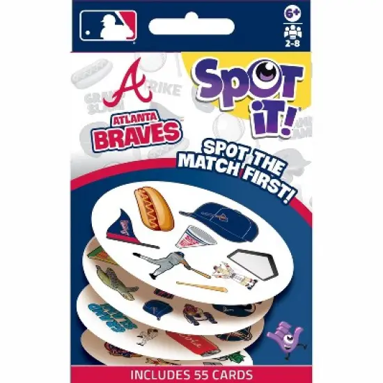 MasterPieces Officially Licensed MLB Atlanta Braves Spot It Game for Kids and Adults image {2}