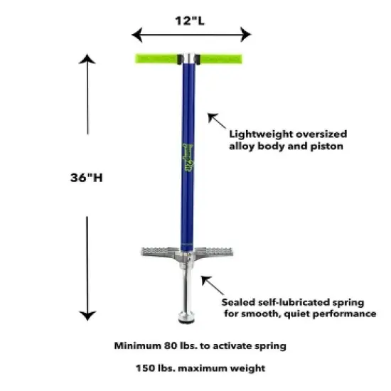 HearthSong Jump2It Performance-Level Sport Pogo Stick for Kids image {1}