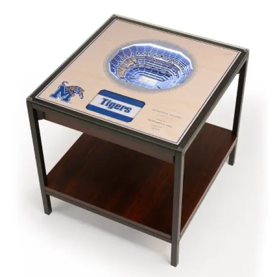 NCAA Memphis Tigers 25-Layer StadiumViews Lighted End Table image {5}