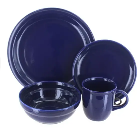 Blue Rose Polish Pottery Zaklady Dinnerware (16 PC) image {4}