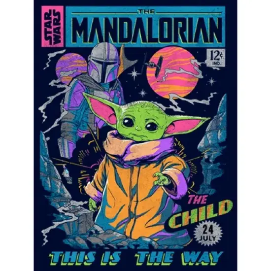 Men's Star Wars The Mandalorian 12 Cents Retro Comic Sweatshirt image {1}