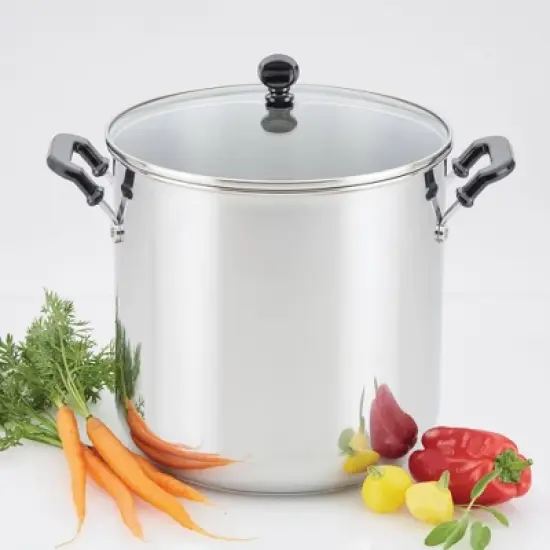 Farberware Classic Stainless Steel 11-Quart Covered Stockpot image {4}