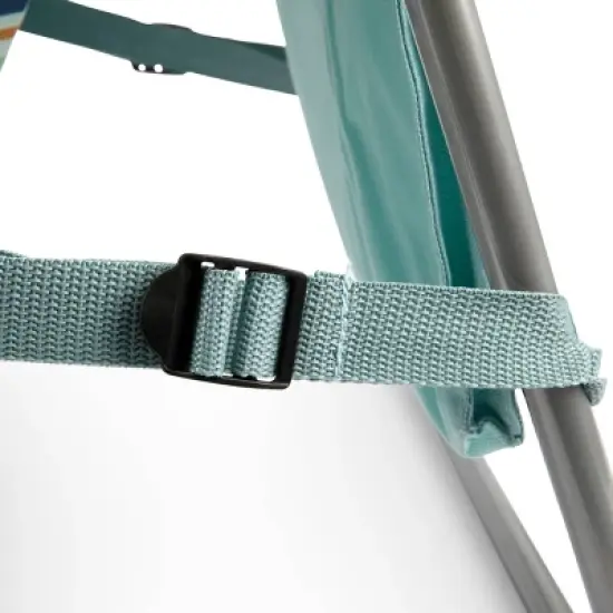 Picnic Time Vacation Mode Beachcomber Portable Beach Chair & Tote - Sky Blue image {2}