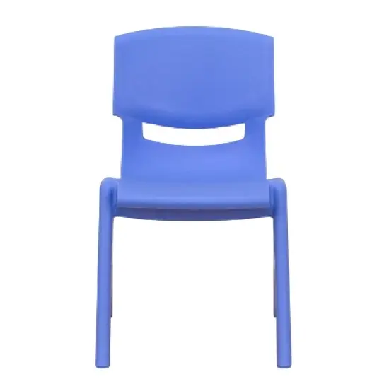 Flash Furniture 10 Pack Plastic Stackable School Chair with 12" Seat Height image {2}