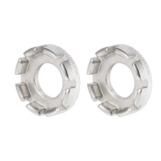 Unique Bargains Bicycle Wheel Spoke Wrench 8 Hole Bike Cycling Spanner Repair Tool 2pcs image {6}
