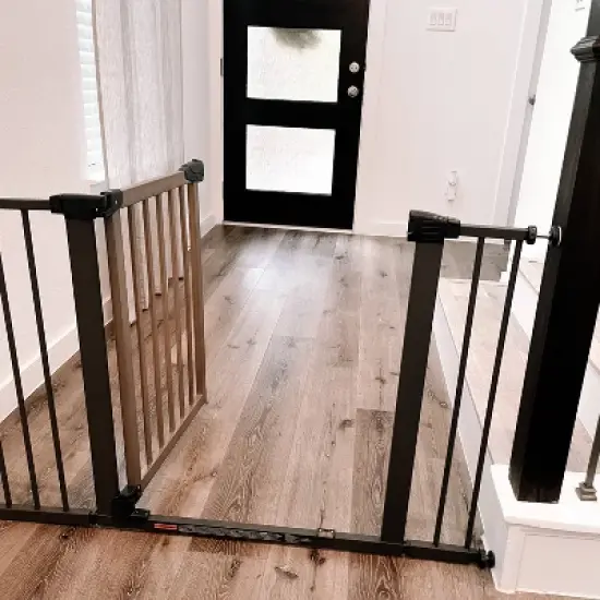 Toddleroo by North States Driftwood Extra Wide Gate image {7}